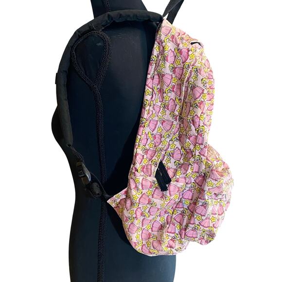 Vans x Nintendo Princess Peach Backpack Limited Collab super Mario bros bookbag - Picture 9 of 11